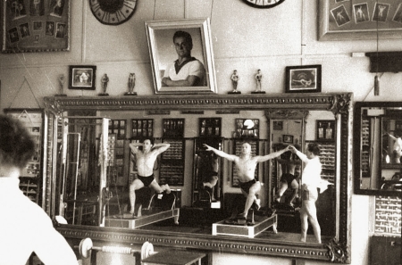 Das Studio von Joseph Pilates in New York