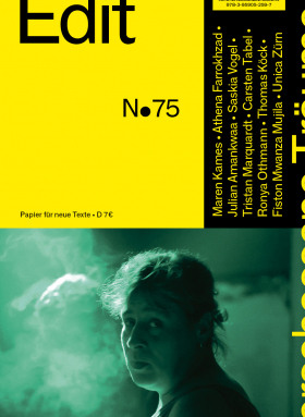 Edit No 75 Literaturzeitschrift
