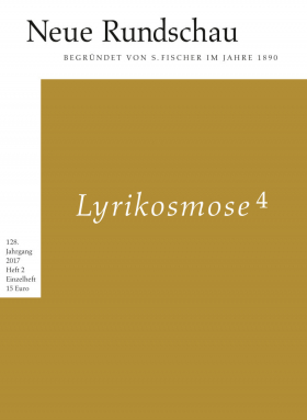 Neue Rundschau 2017/2 Lyrikosmose4