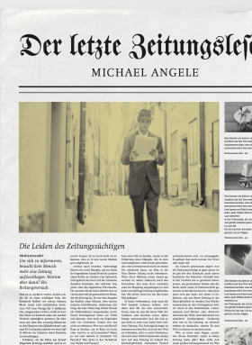 Der letzte Zeitungsleser