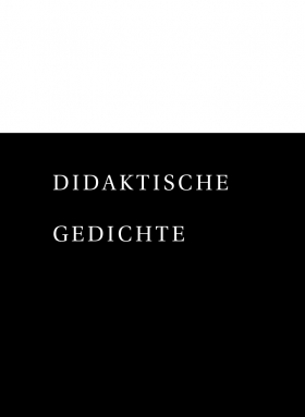 Didaktische Gedichte