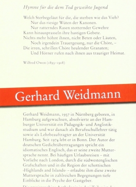Englischsprachige Lyrik  aus vier Jahrhunderten 