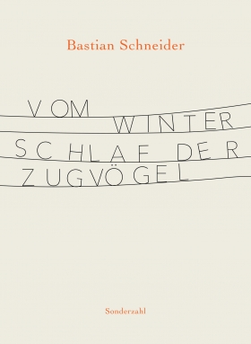 Vom Winterschlaf der Zugvögel, Bastian Schneider, Sonderzahl 