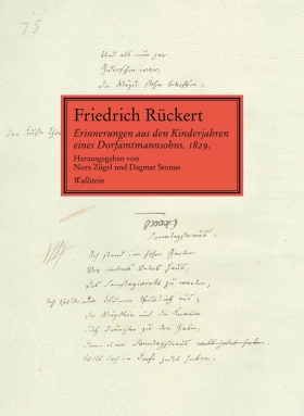 Erinnerungen aus den Kinderjahren eines Dorfamtmannsohns. 1829. Wallstein Verlag 2016