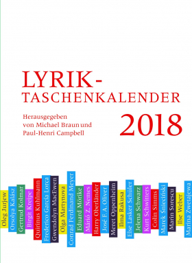 Lyrik-Taschenkalender 2018