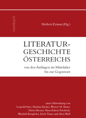 Literaturgeschichte Österreichs, Herbert Zeman (Hrsg)