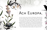 Ach Europa, Nora Bossong,Cindy Schmid,Poetryletter 274