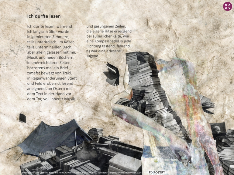 Poetryletter 281, ich durfte lesen, Klaus Martens, Martin Holz