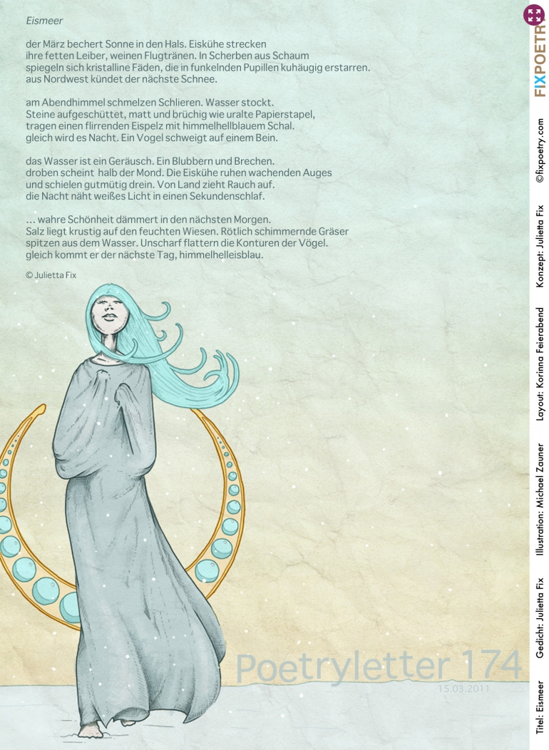 Poetryletter 174, Julietta Fix, Michael Zauner, Korinna Feierabend