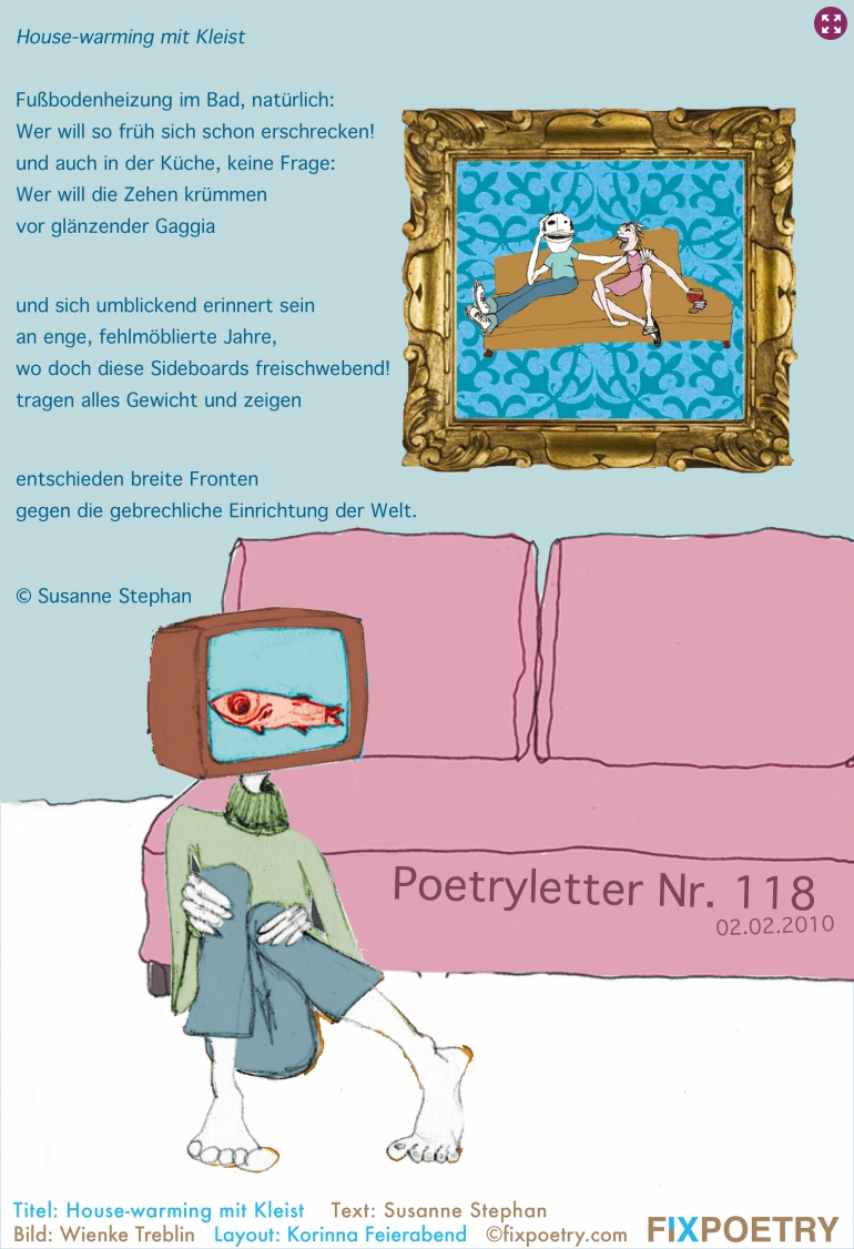 Poetryletter 118, Susanne Stephan, Wienke Treblin, Korinna Feierabend