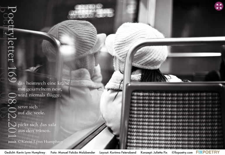 Poetryletter 169, Kevin Lynn Humphrey, Korinna Feierabend
