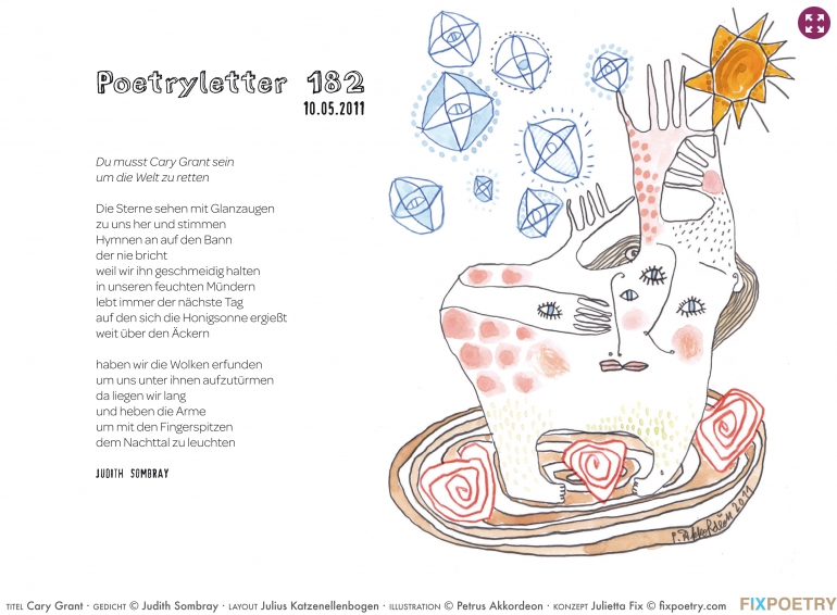 Poetryletter 182, Judith Sombray, Petrus Akkordeon