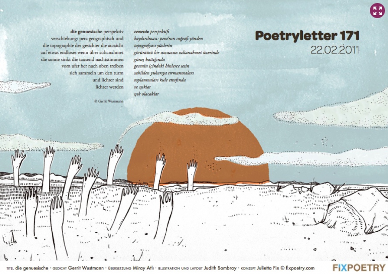 Poetryletter 171, Gerrit Wustmann, Judith Sombray