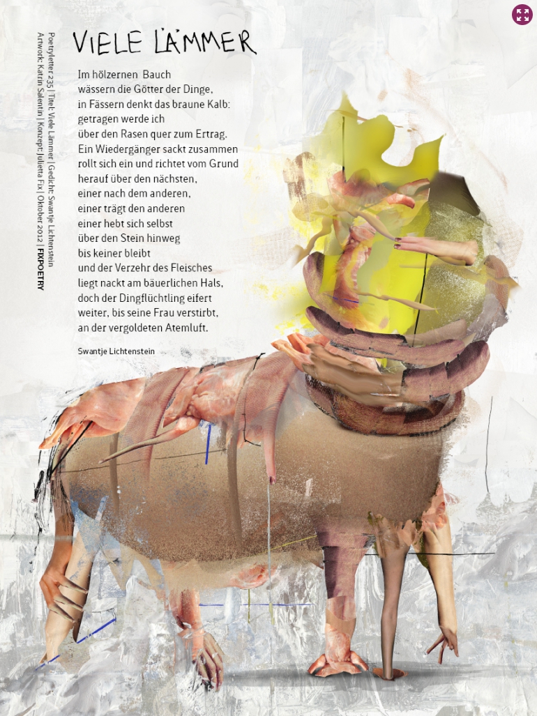 Poetryletter 235, Swantje Lichtenstein, Katrin Salentin