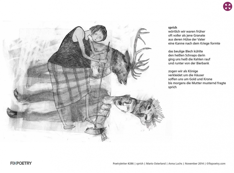 Poetryletter 286, sprich, Mario Osterland, Anna Luchs