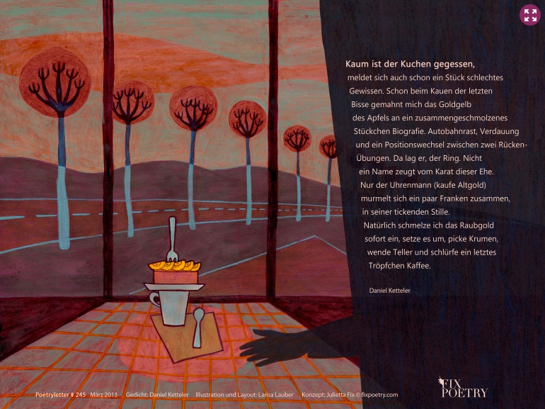 Poetryletter 245, Daniel Ketteler, Larisa Lauber