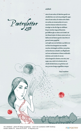 Poetryletter 203, Sünje Lewejohann, Judith Sombray
