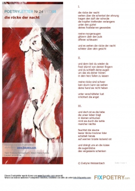Poetryletter 24, Evelyne Weissenbach, Heinz Spicka, Richard Acquah