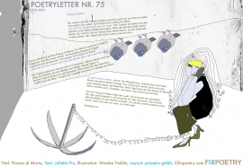Poetryletter 75, Julietta Fix, Wienke Treblin, Korinna Feierabend