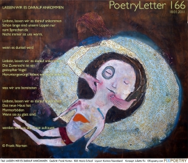 Poetryletter 166, Frank Norten, Maria Schoof, Korinna Feierabend
