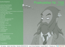 Poetryletter 159, Tanja Dückers, Bogatzki Inc, Korinna Feierabend