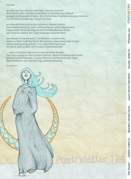 Poetryletter 174, Julietta Fix, Michael Zauner, Korinna Feierabend