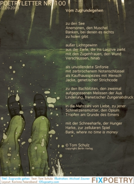 Poetryletter 100, Tom Schulz, Michael Zauner, Korinna Feierabend