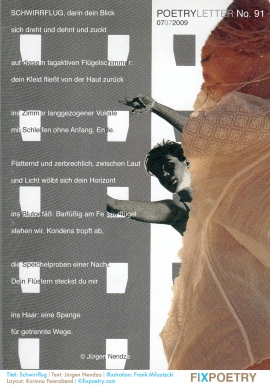 Poetryletter 91, Jürgen Nendza, Frank Milautzcki, Korinna Feierabend