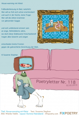 Poetryletter 118, Susanne Stephan, Wienke Treblin, Korinna Feierabend