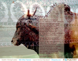 Poetryletter 145, Christoph Leisten, Oliver Tiemann, Korinna Feierabend