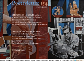 Poetryletter 154, Thilo Krause, Oliver Tiemann, Korinna Feierabend
