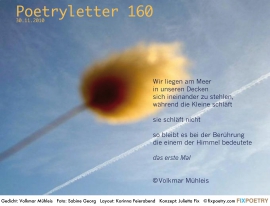 Poetryletter 160, Volkmar Mühleis, Sabine Georg, Korinna Feierabend