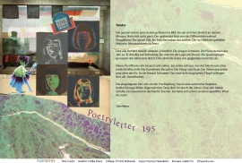 Poetryletter 195, Silke Peters, Frank Milautzcki, Korinna Feierabend