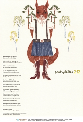 Poetryletter 212, Magdalena Jagelke, Thomas Schiese, Korinna Feierabend
