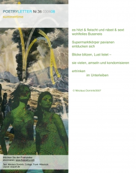 Poetryletter 36, Nikolaus Dominik, Frank Milautzcki