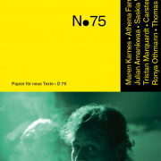 Edit No 75 Literaturzeitschrift