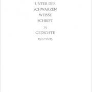 Unter der schwarzen weiße Schrift