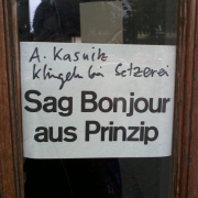 Sag Bonjour aus Prinzip, Adrian Kasnitz, Corvinus Presse