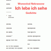 Ich lebe ich sehe