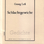 Georg Leß, Schlachtgewicht, Parasitenpresse
