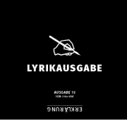 Das Prinzip der sparsamsten Erklärung. Lyrikausgabe #15