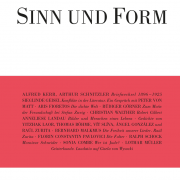 Sinn und Form | 69. Jahr, Heft V | September/Oktober 2017