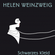 Schwarzes Kleid mit Perlen