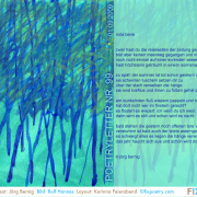 Poetryletter 99, Jörg Bernig, Rolf Hannes, Korinna Feierabend