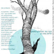 Poetryletter 150, Oskar Pfenninger, Judith Sombray