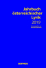 Jahrbuch österreichischer Lyrik 2019 Jahrbuch österreichischer Lyrik 2019