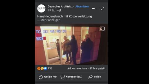 Bildausschnitt aus dem Video vom Angriff