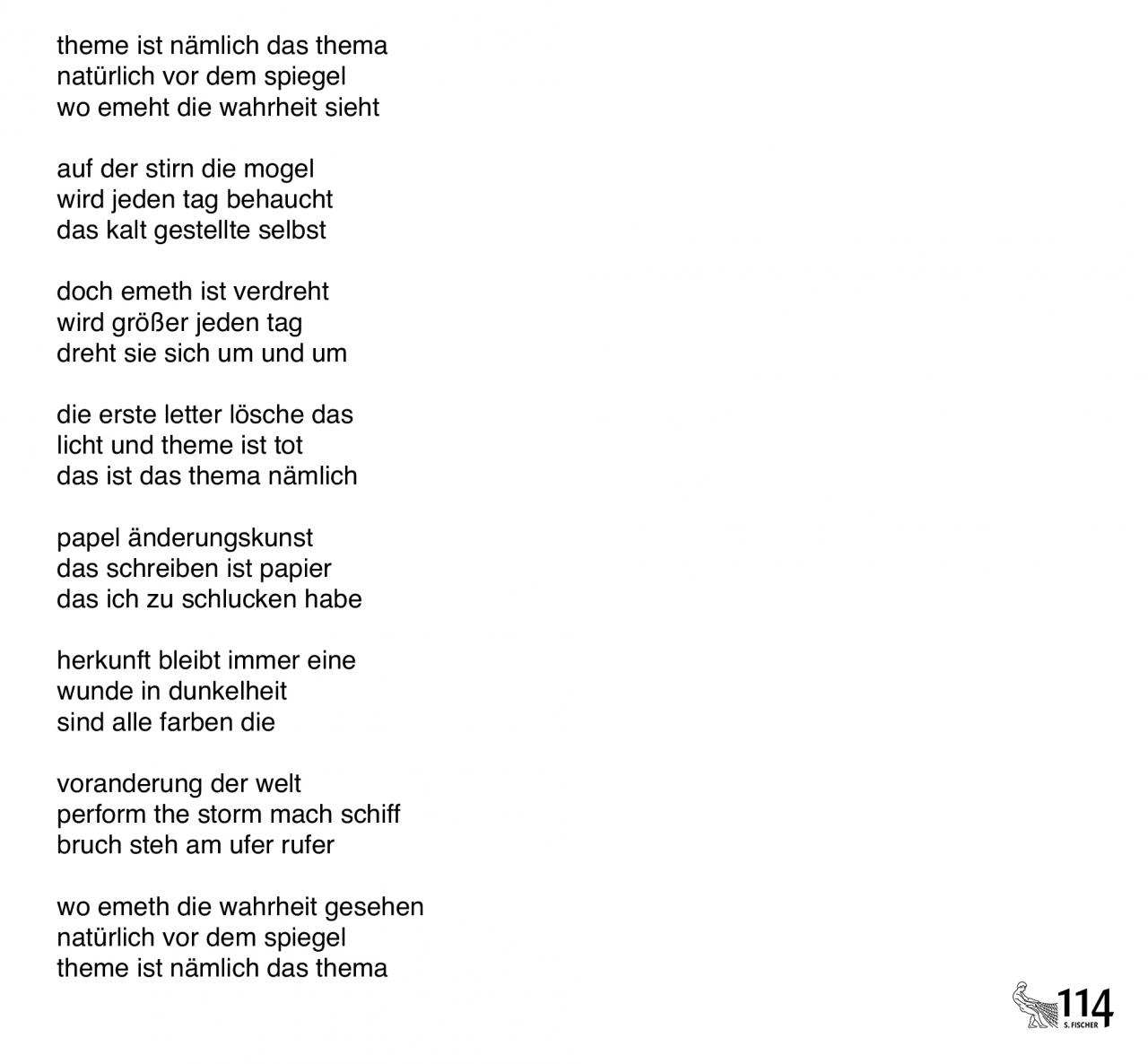 Michael Lentz, perform the storm