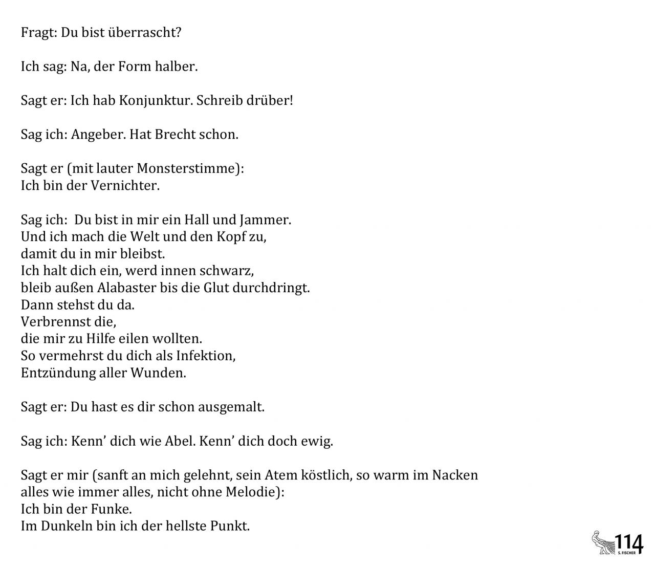 Nora Gomringer, In mir taucht der Krieg auf