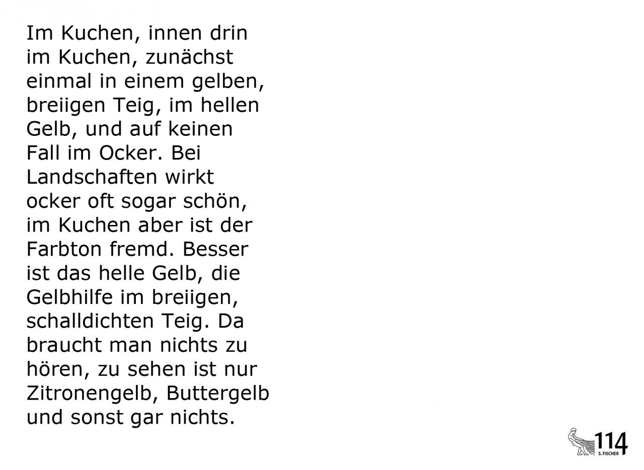 Zsuzsanna Gahse, Rezept Nr. 1